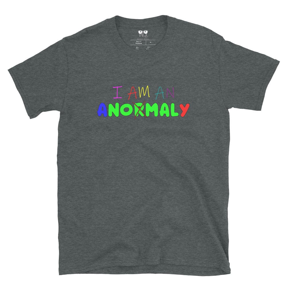 I AM AN ANOMALY TEE BY NERDY JERKS
