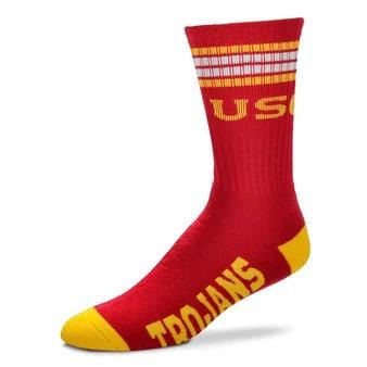 Men's USC Trojans Striped Socks