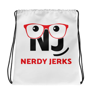 Nerdy Jerks Signature Drawstring Bag